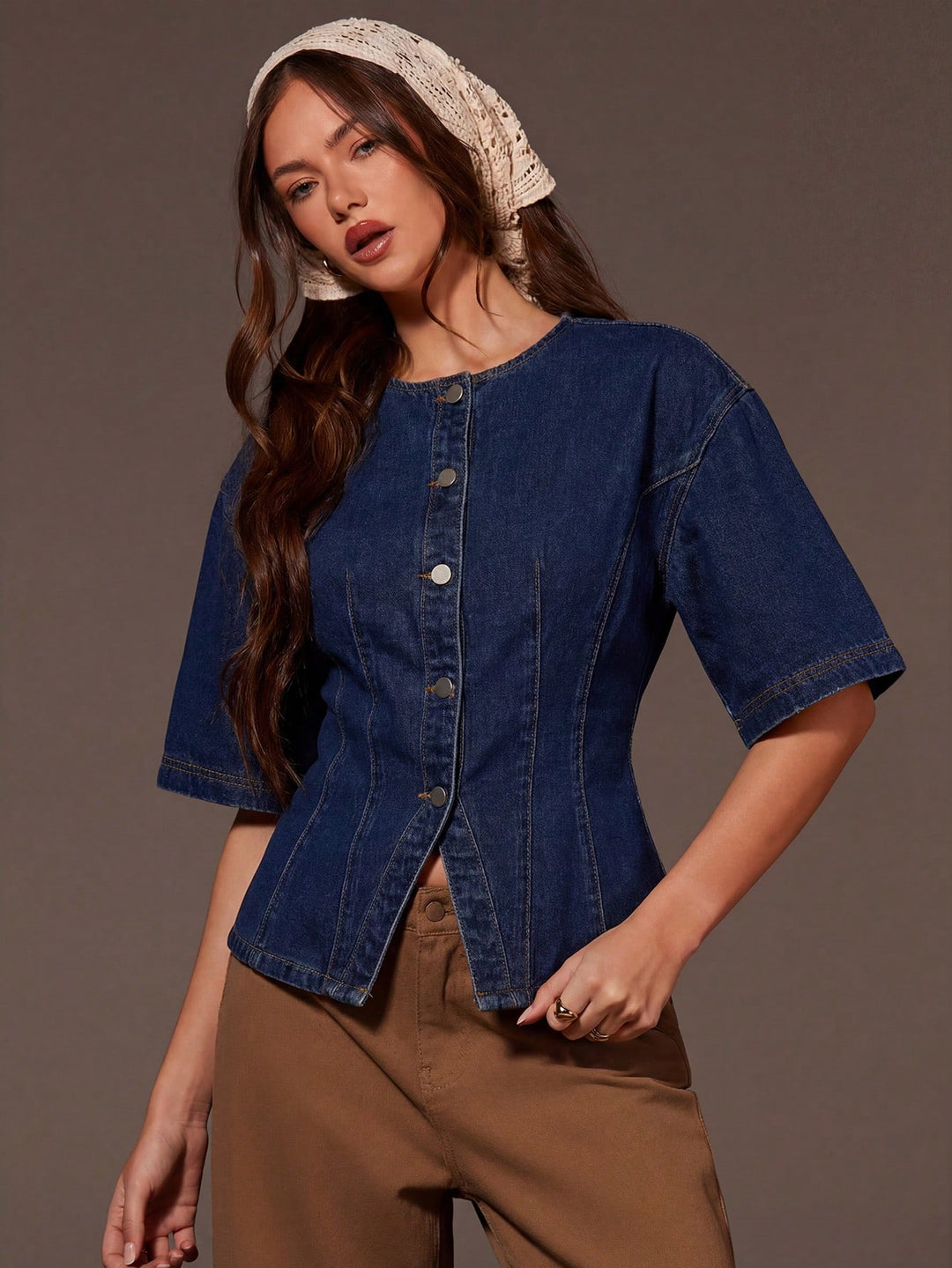 Top SHEIN, albastru