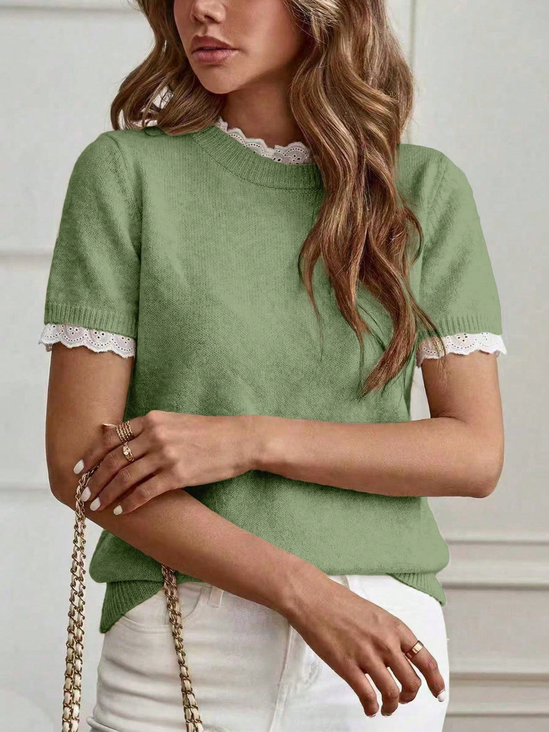 Pulover SHEIN, verde