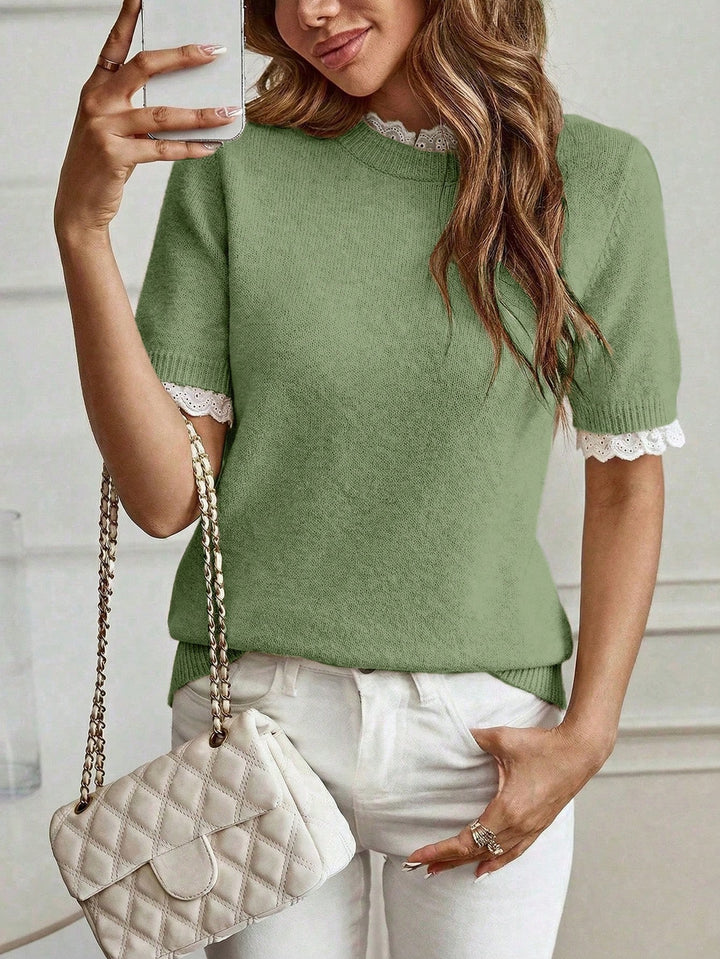 Pulover SHEIN, verde
