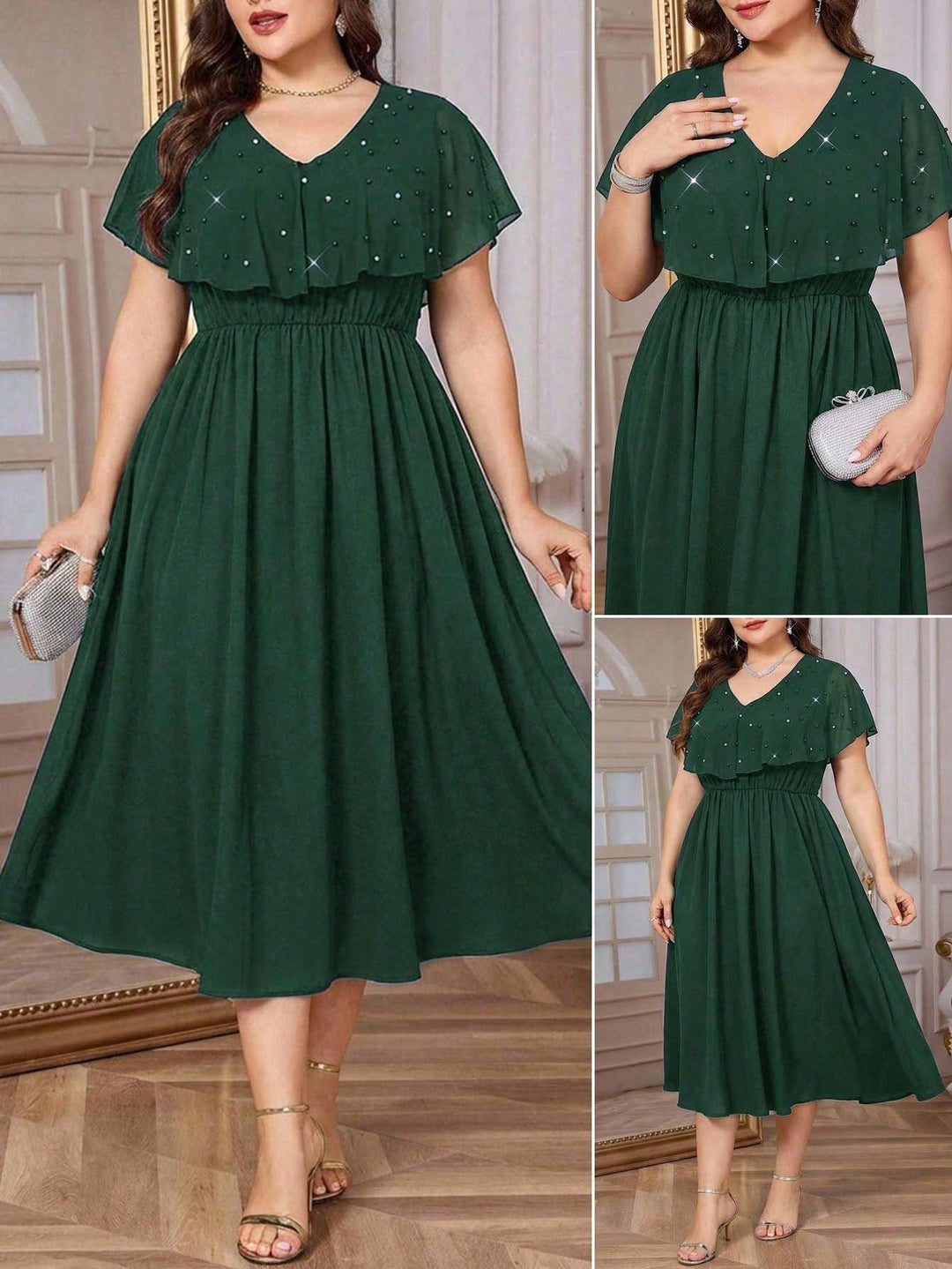 Rochie SHEIN, verde