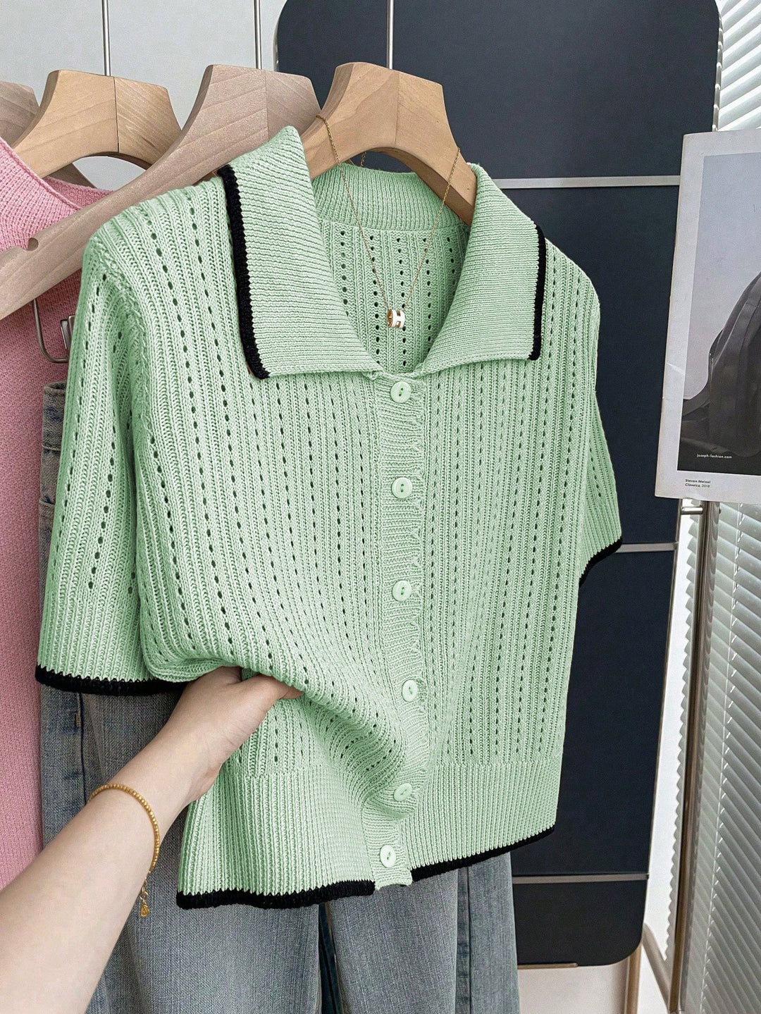 Cardigan SHEIN, verde