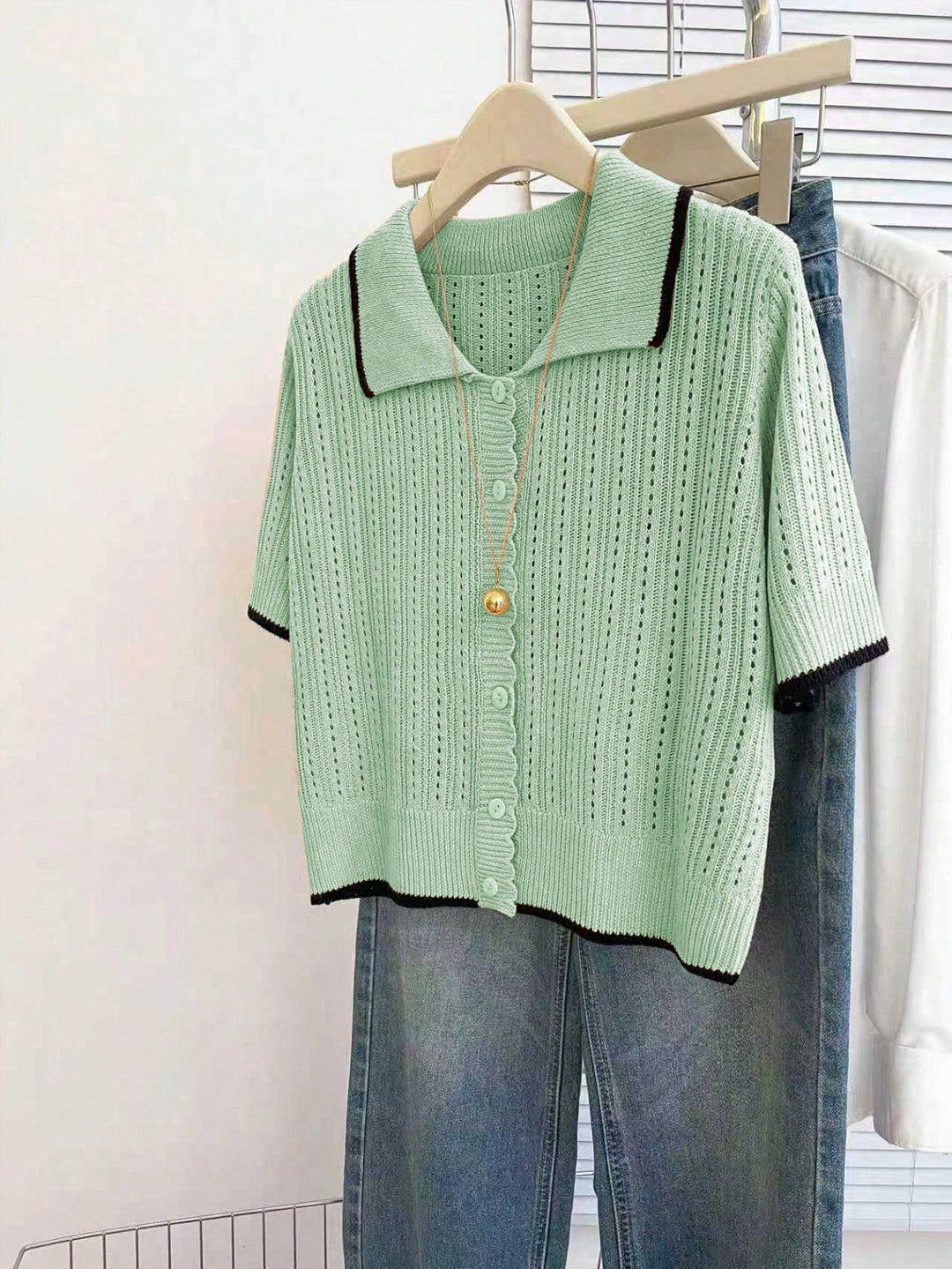 Cardigan SHEIN, verde