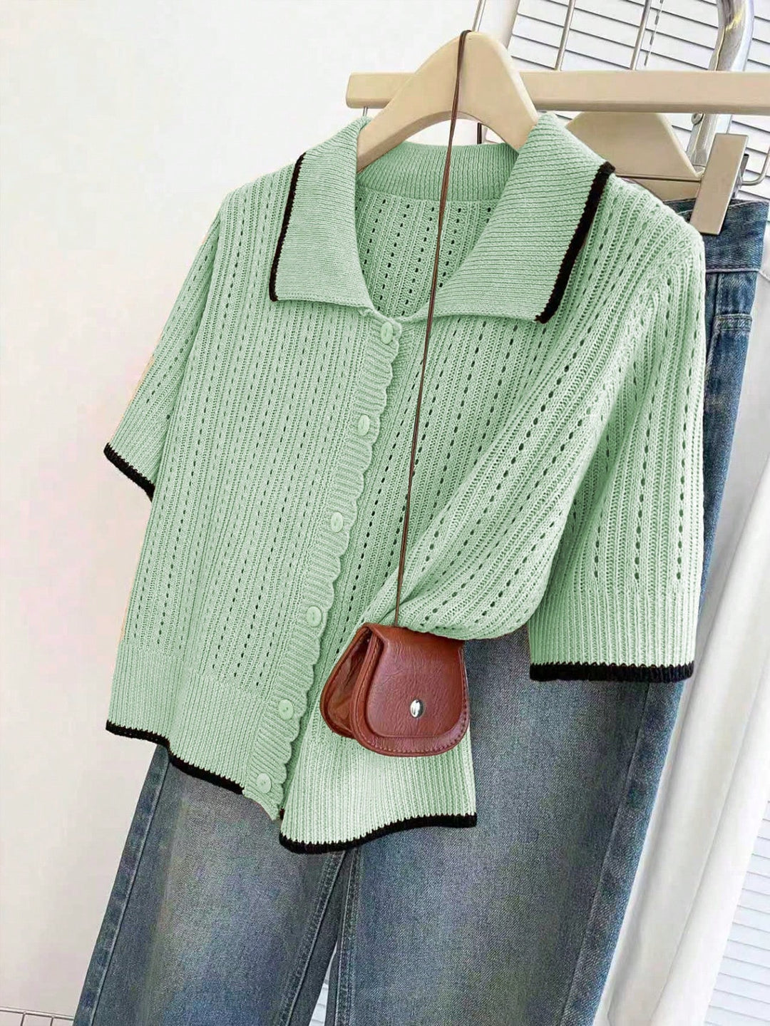 Cardigan SHEIN, verde