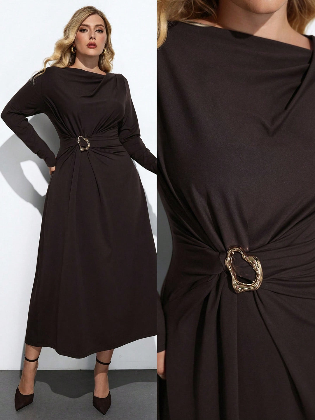 Rochie SHEIN, maro