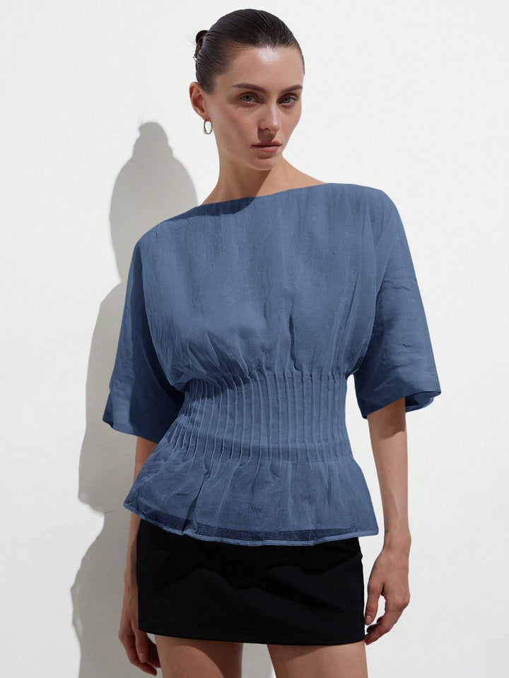 Bluza SHEIN, albastru