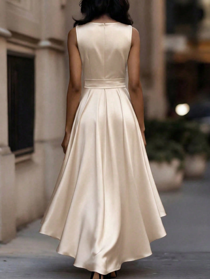 Rochie maxi SHEIN, bej