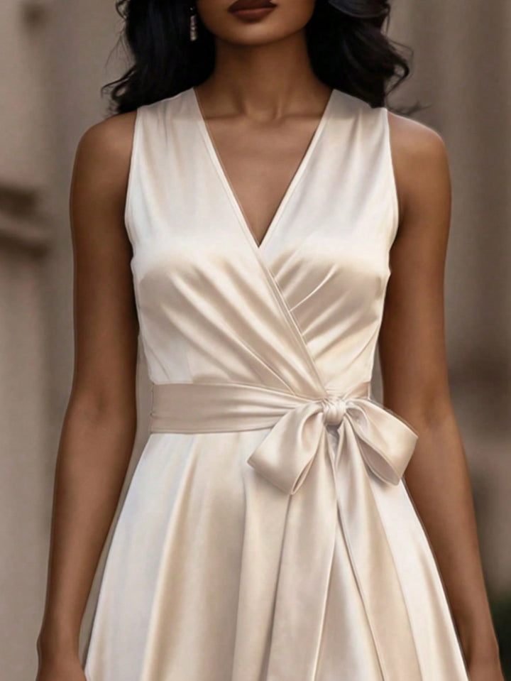 Rochie maxi SHEIN, bej