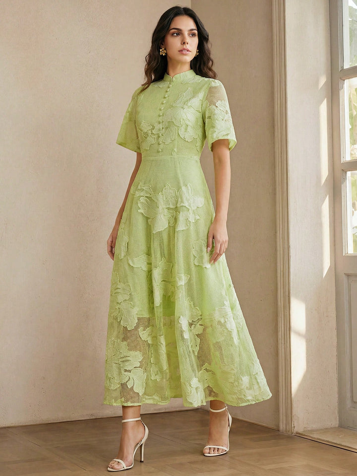 Rochie maxi SHEIN, verde