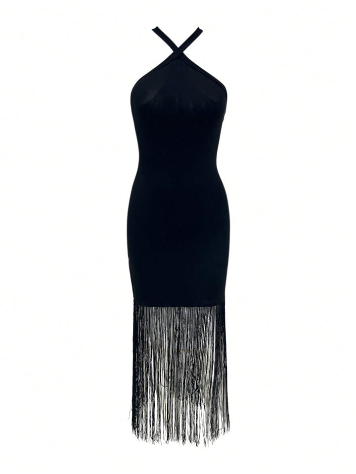 Rochie maxi SHEIN, negru