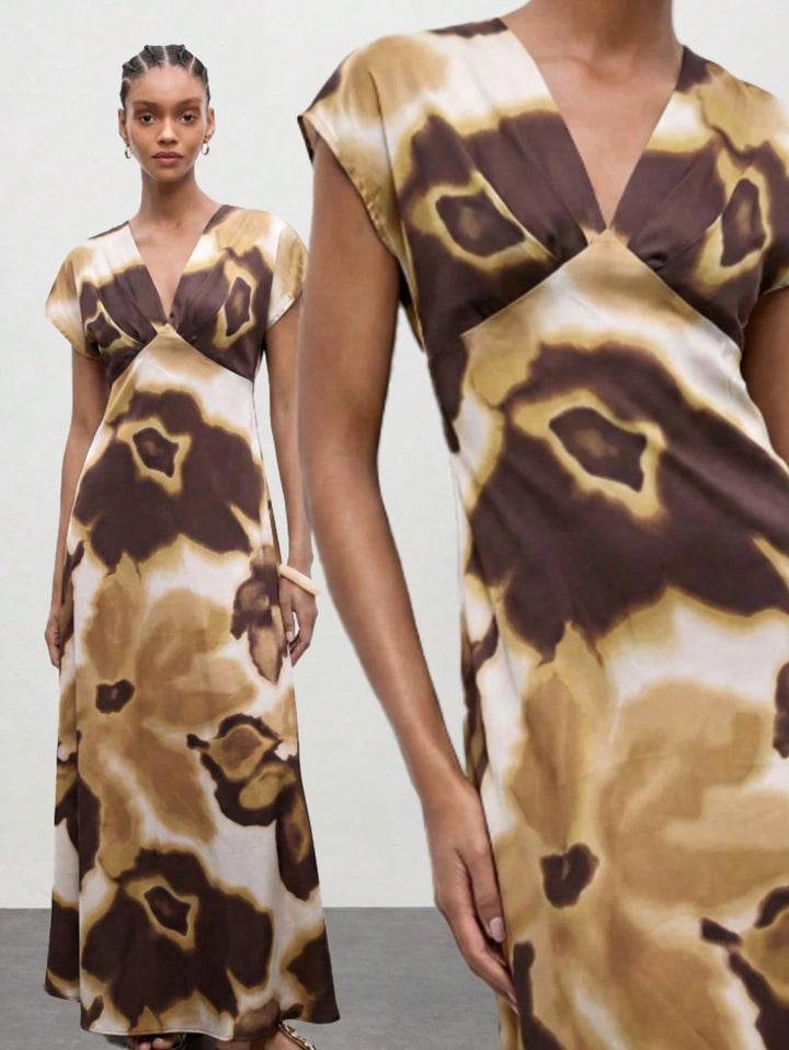 Rochie maxi SHEIN, mix culori