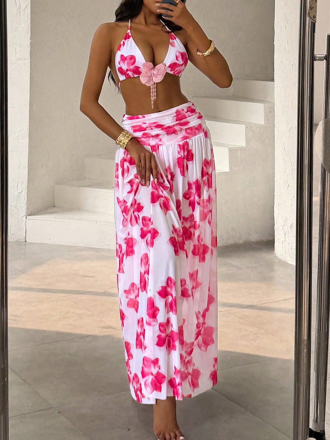 Set bikini SHEIN, mix culori