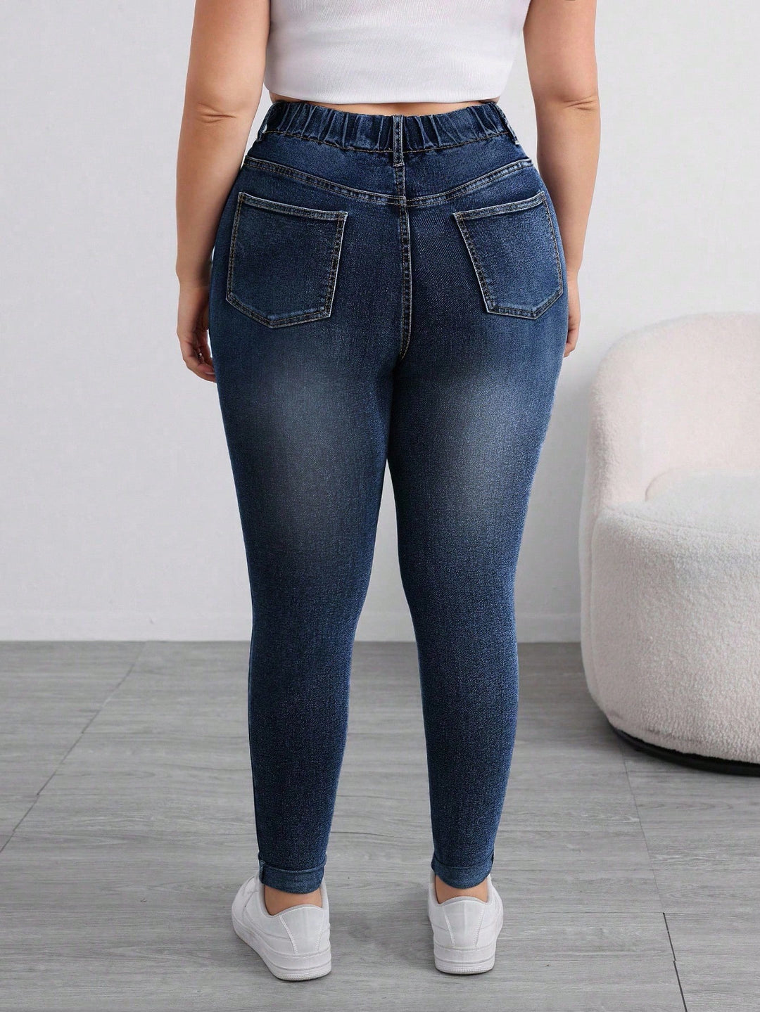 Jeans SHEIN, albastru