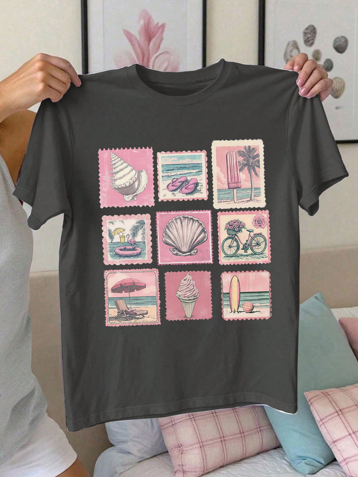 Tricou SHEIN, gri