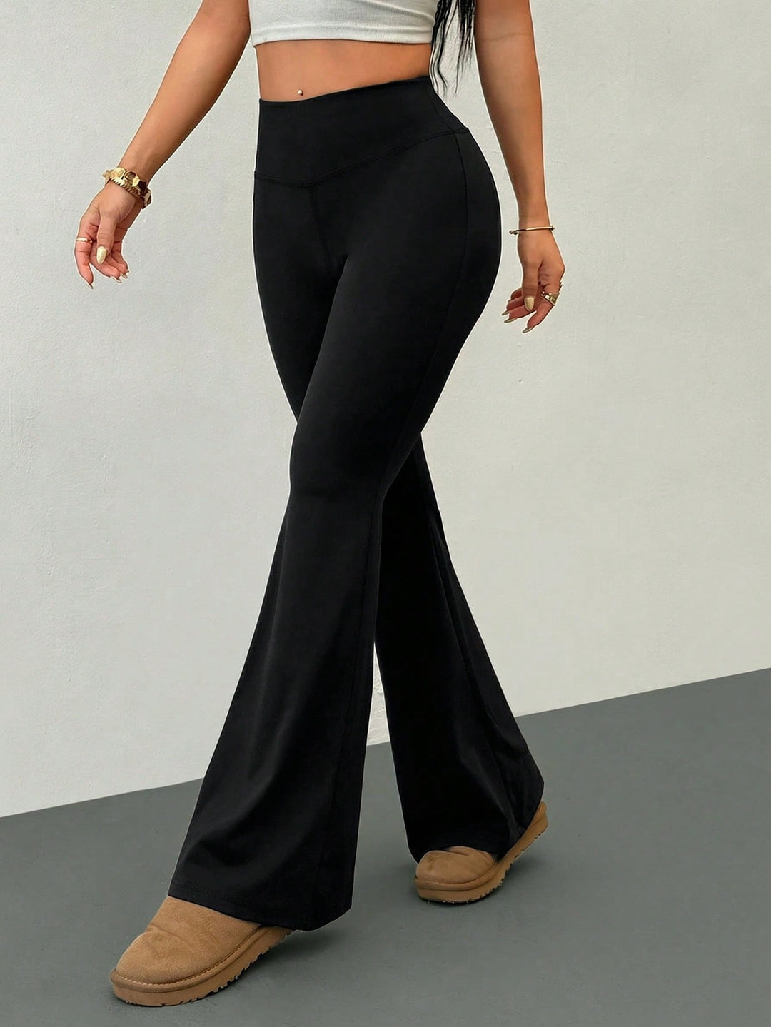 Pantaloni SHEIN, negru