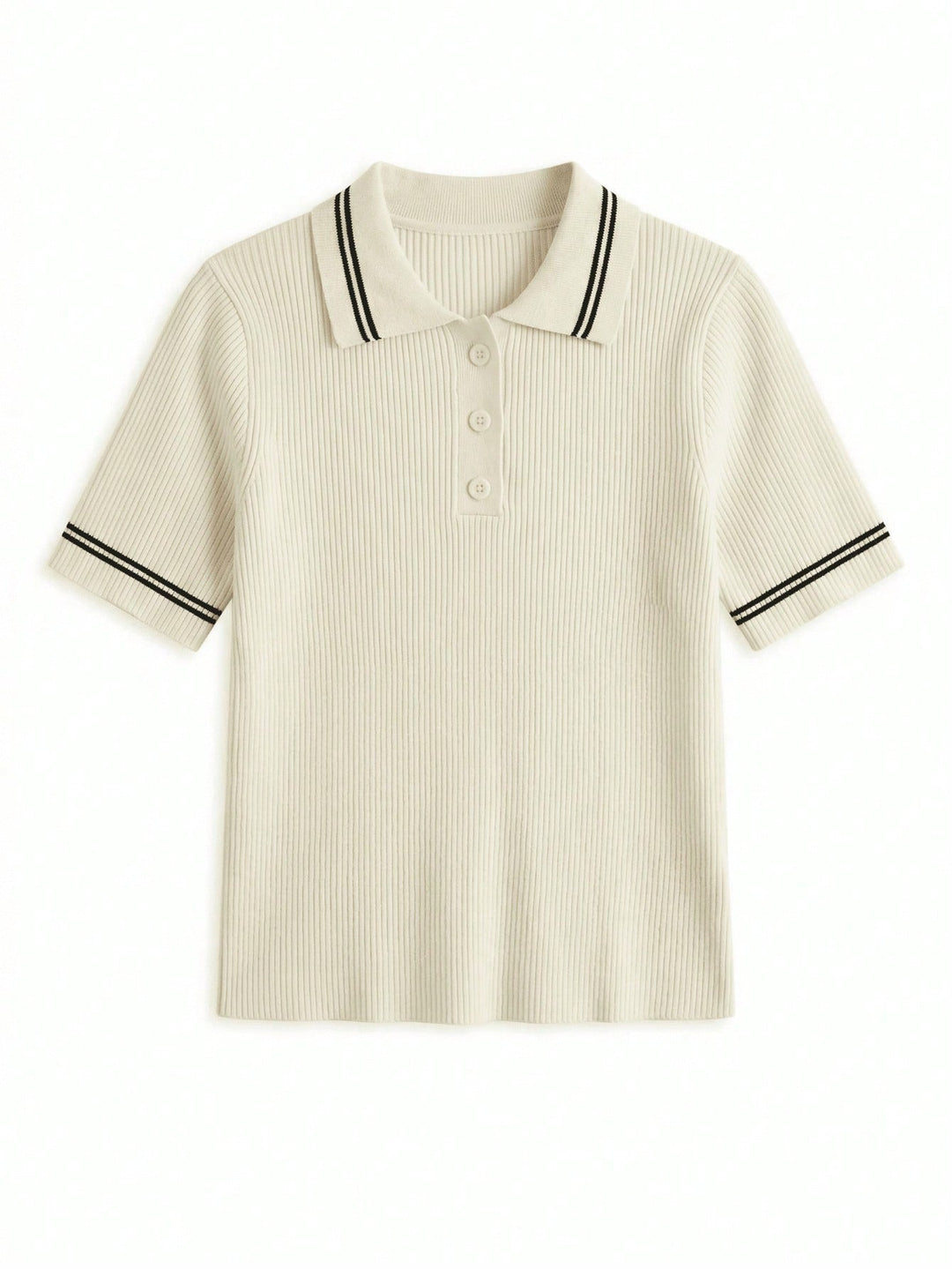 Tricou polo SHEIN, bej