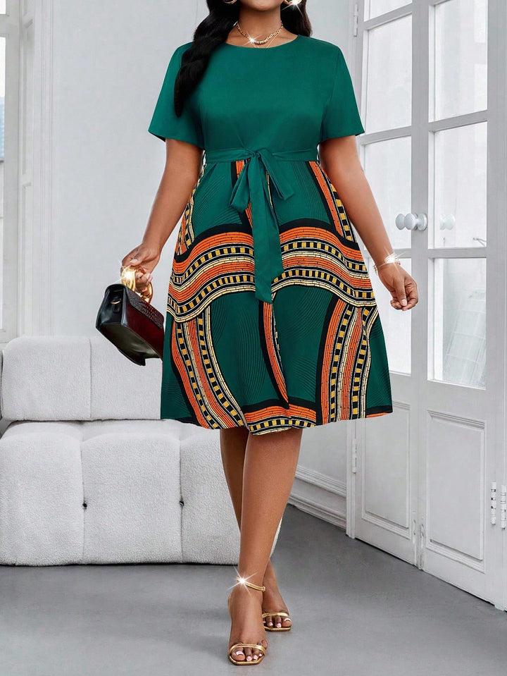 Rochie midi SHEIN, verde