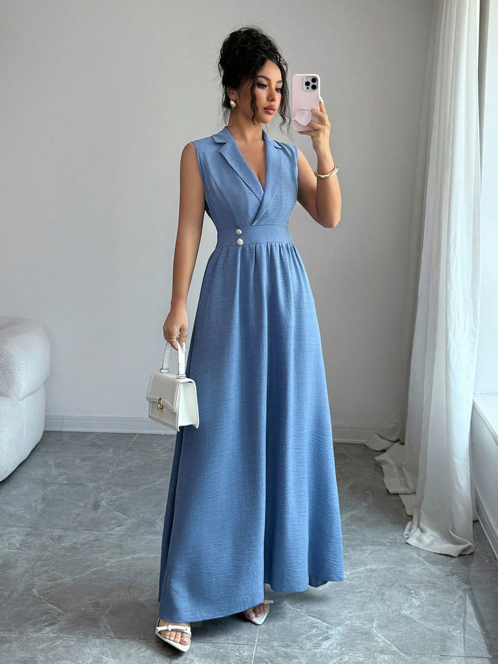 Rochie maxi SHEIN, albastru