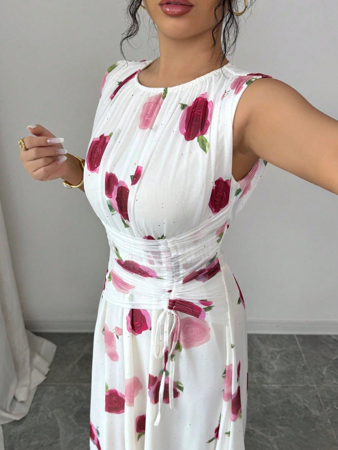 Rochie maxi SHEIN, mix culori