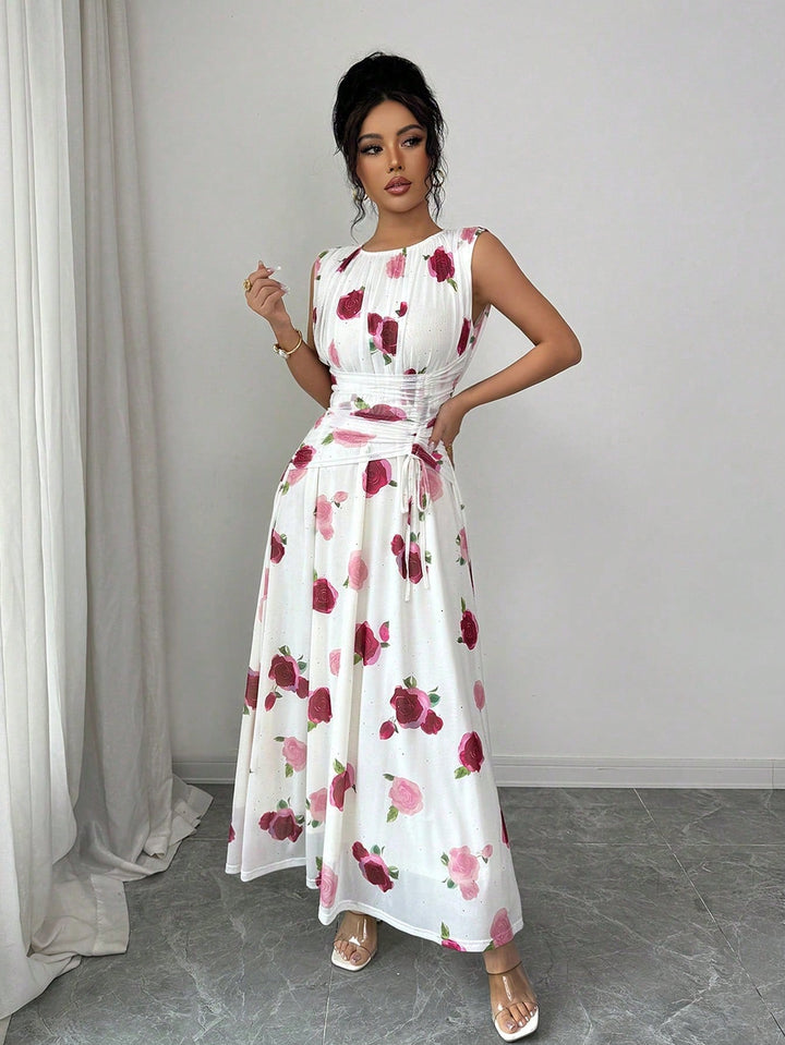 Rochie maxi SHEIN, mix culori