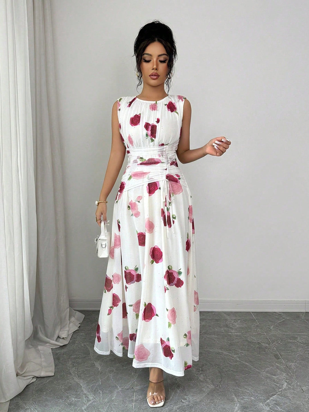 Rochie maxi SHEIN, mix culori