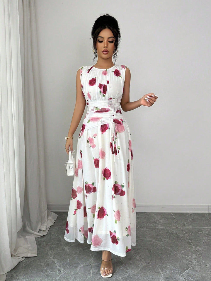 Rochie maxi SHEIN, mix culori