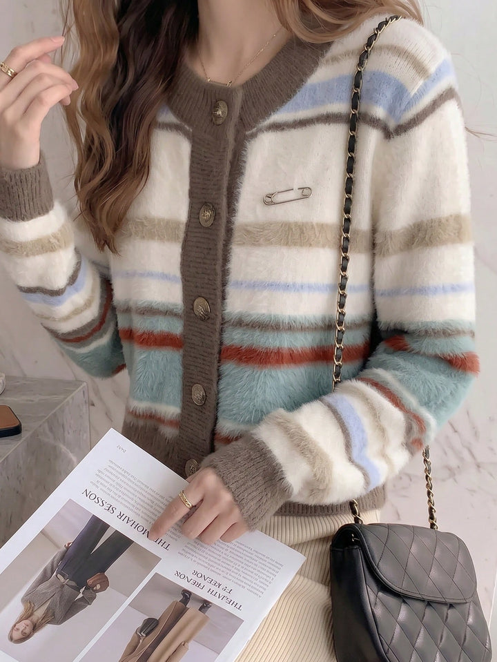 Cardigan SHEIN, albastru