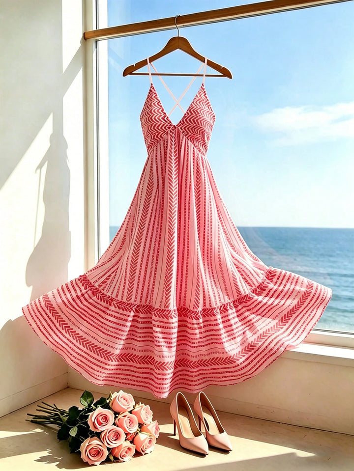 Rochie maxi SHEIN, mix culori