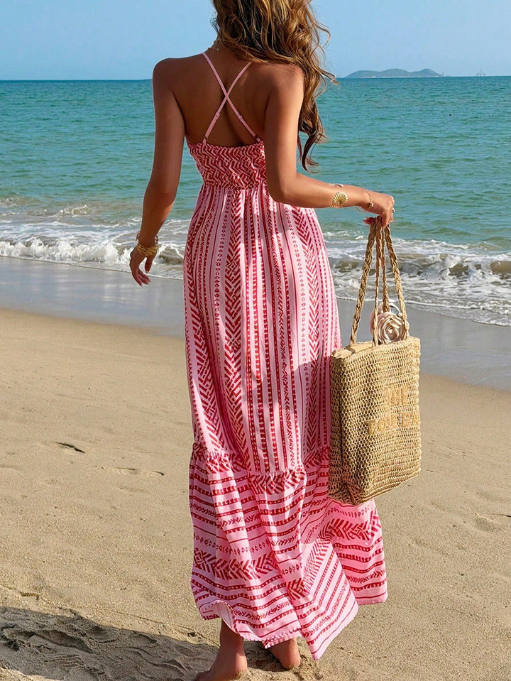 Rochie maxi SHEIN, mix culori