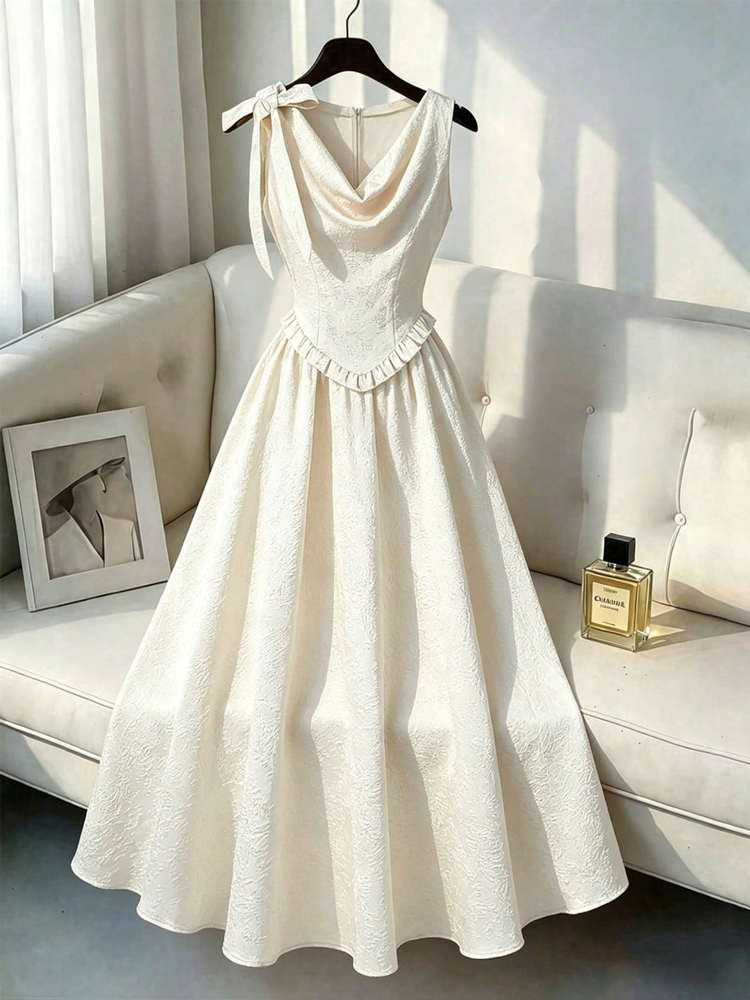 Rochie maxi SHEIN, portocaliu