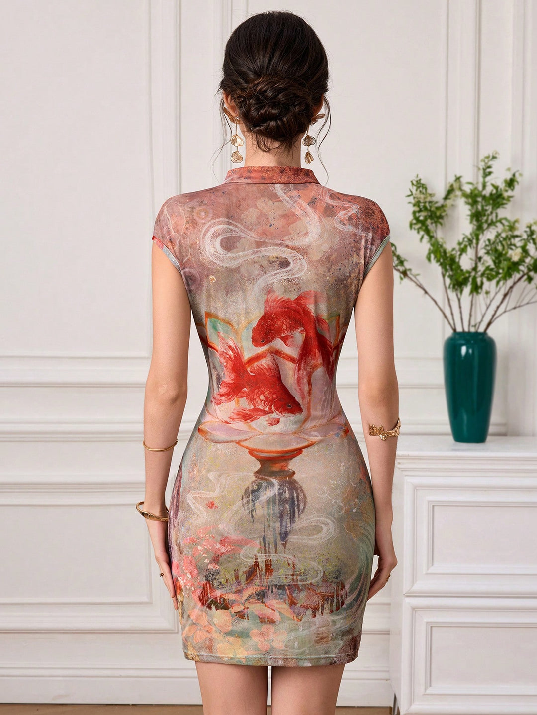 Rochie scurtă SHEIN, mix culori
