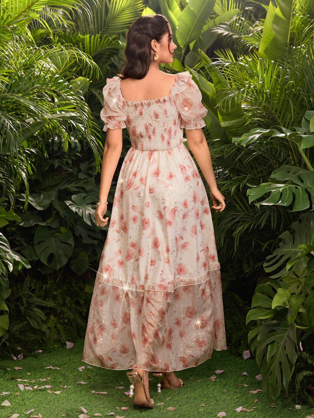 Rochie maxi SHEIN, mix culori
