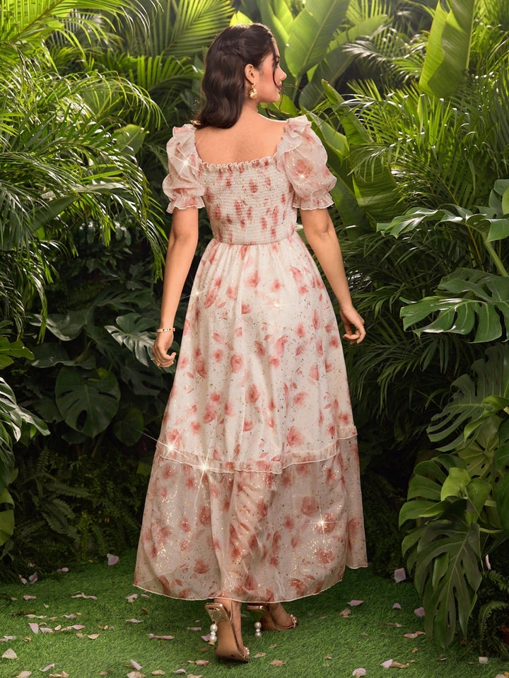 Rochie maxi SHEIN, mix culori