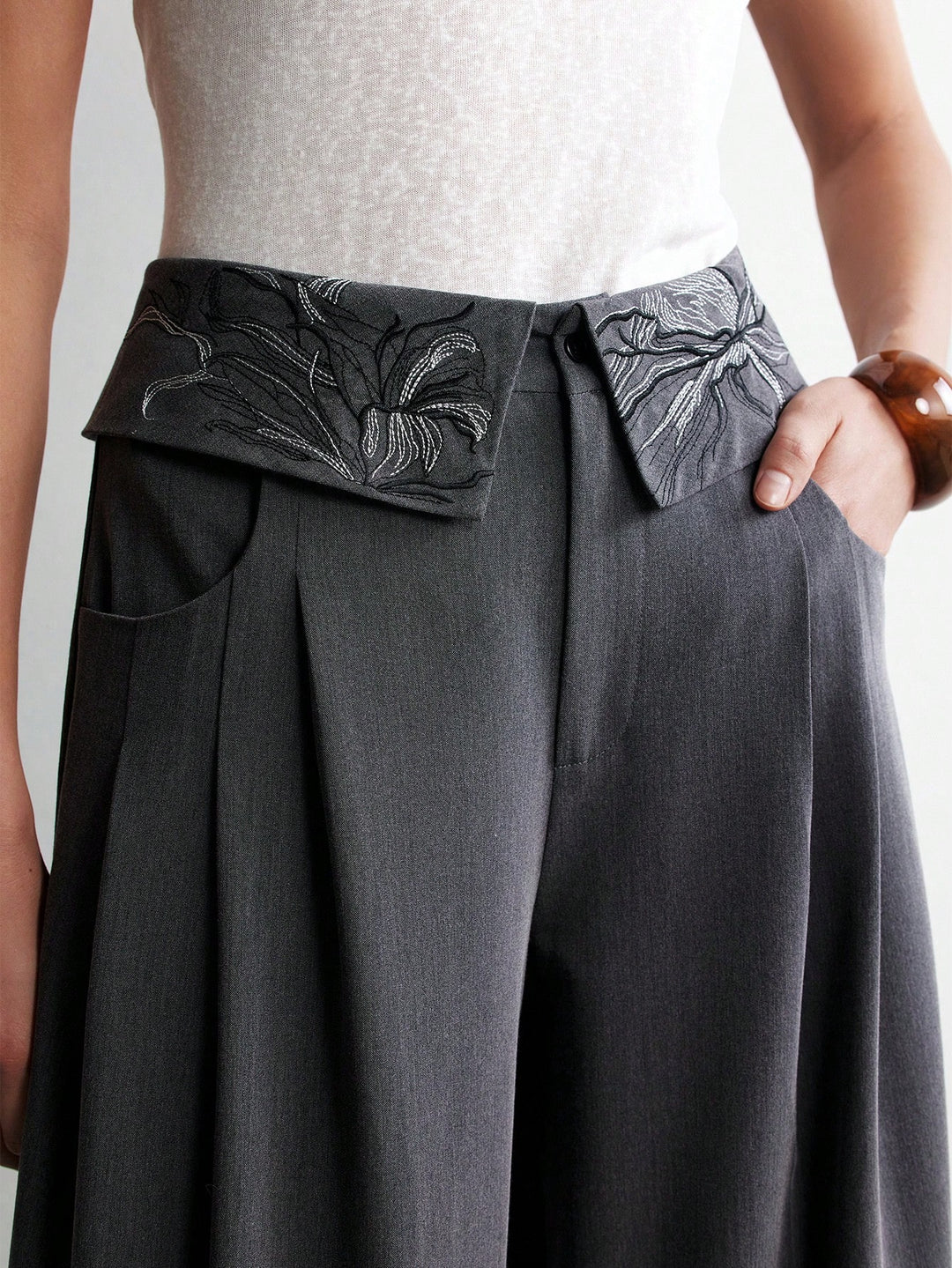 Pantalon SHEIN, gri
