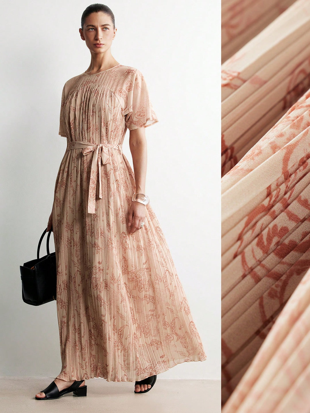 Rochie maxi SHEIN, kaki