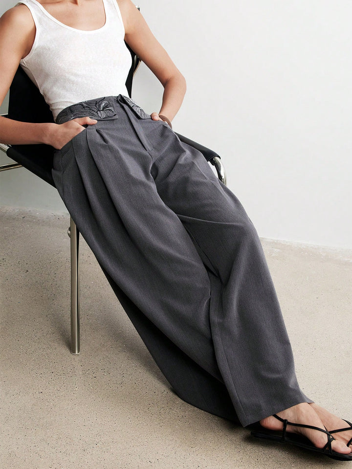 Pantalon SHEIN, gri