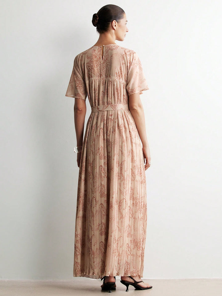 Rochie maxi SHEIN, kaki