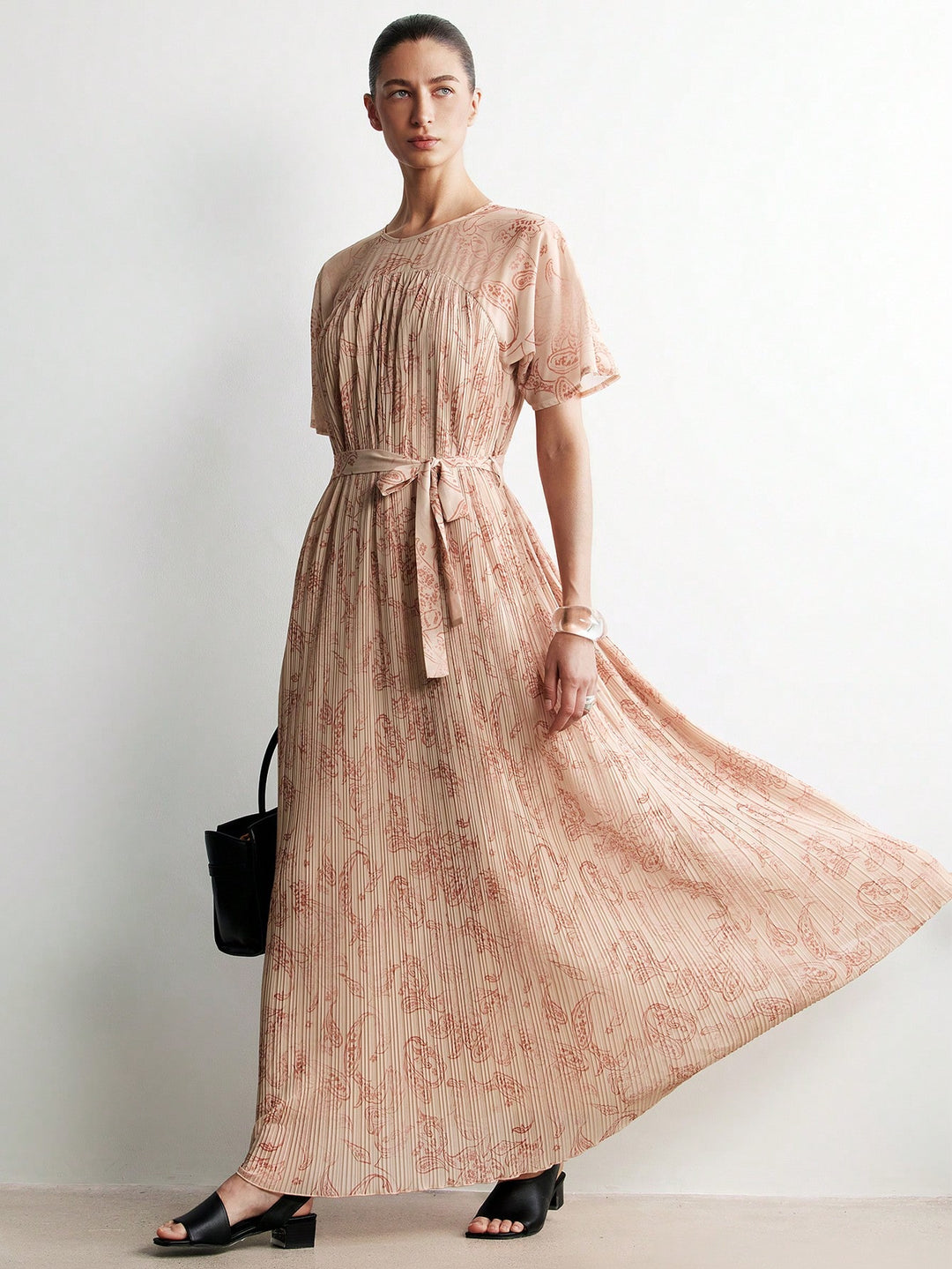 Rochie maxi SHEIN, kaki