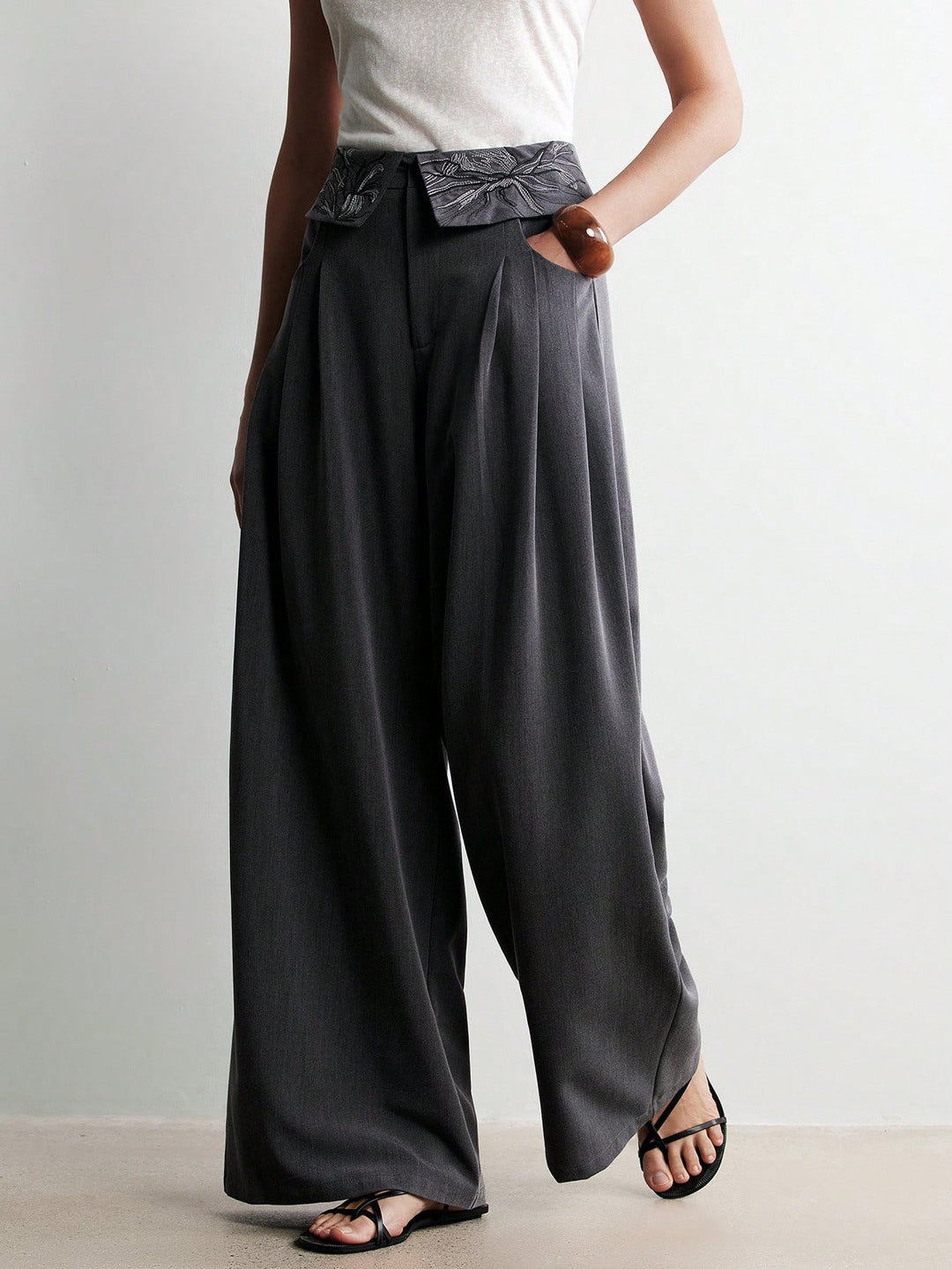 Pantalon SHEIN, gri