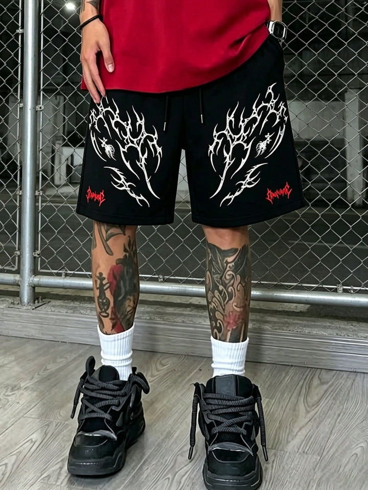 Pantaloni scurți SHEIN, negru