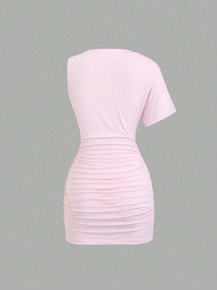 Rochie mini SHEIN, roz