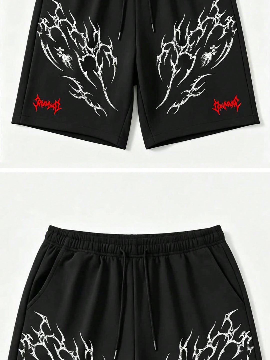 Pantaloni scurți SHEIN, negru