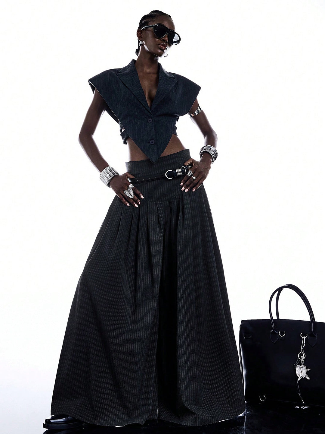 Pantaloni SHEIN, gri