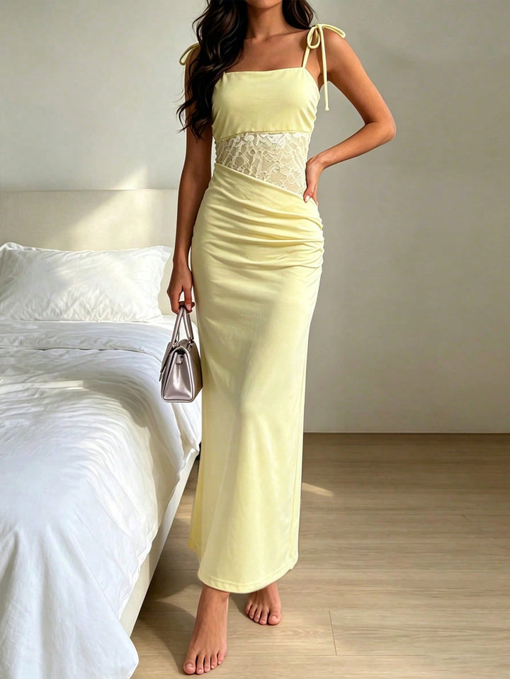 Rochie maxi SHEIN, galben