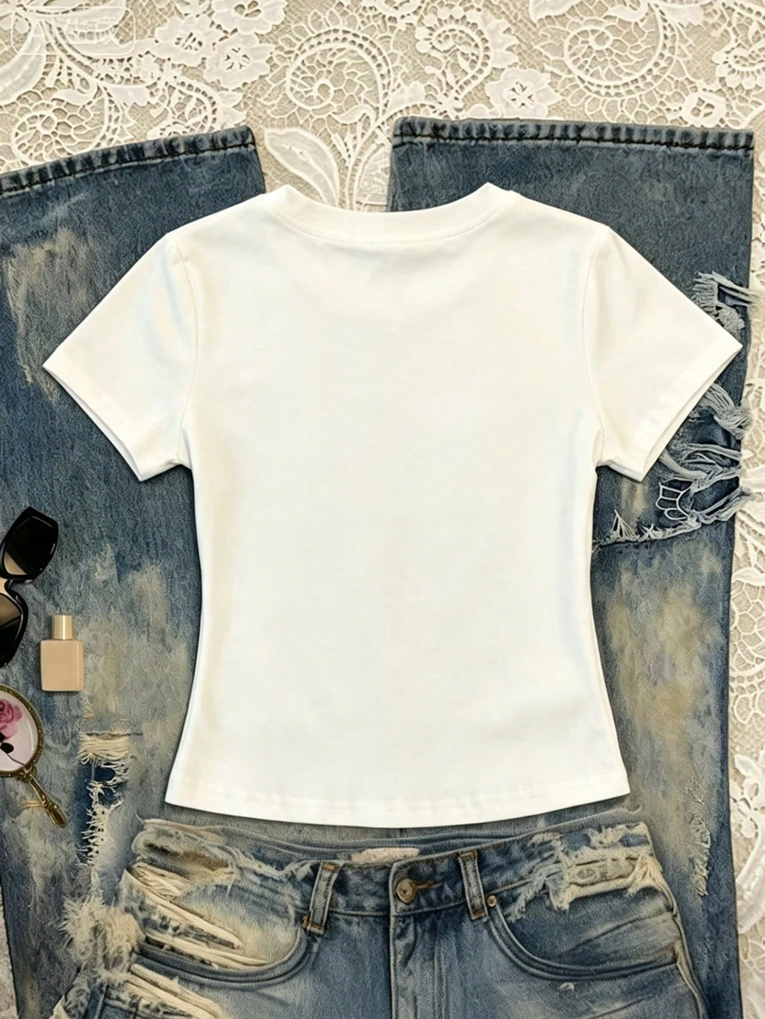 Tricou SHEIN, alb