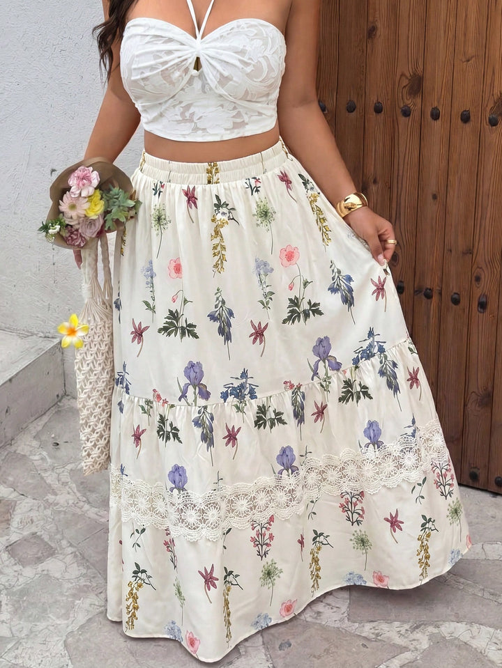 Fustă maxi SHEIN, mix culori
