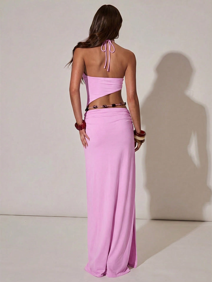 Rochie maxi SHEIN, roz