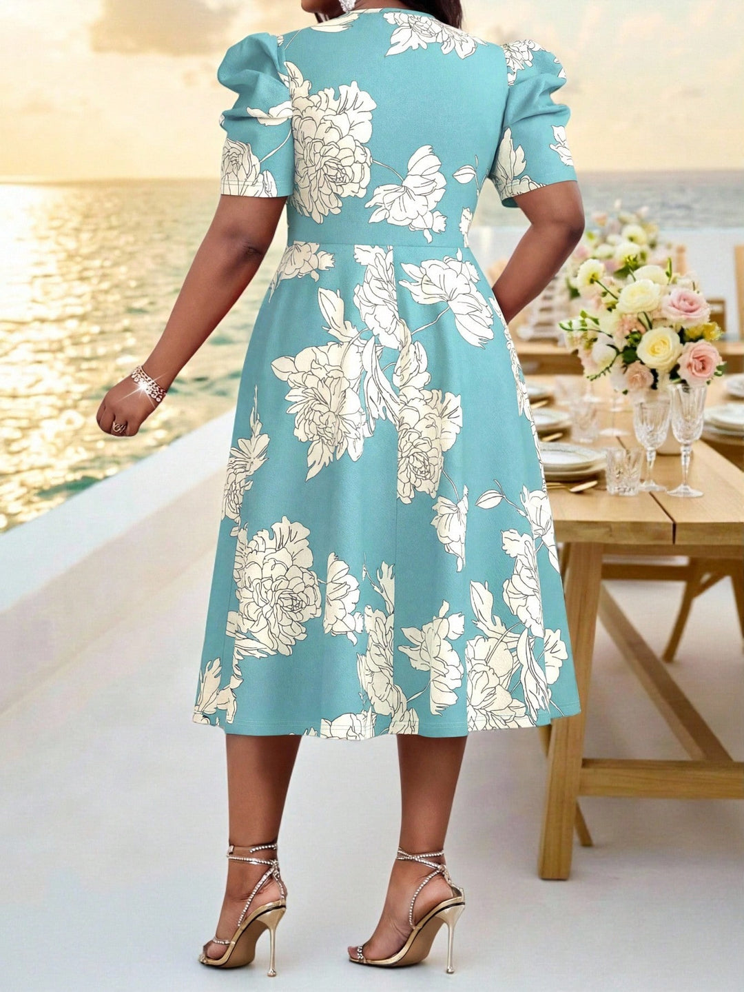 Rochie SHEIN, mix culori