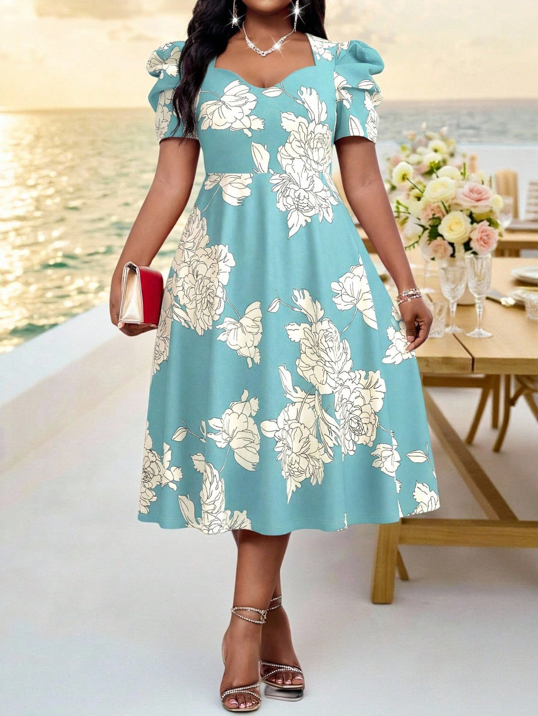 Rochie SHEIN, mix culori