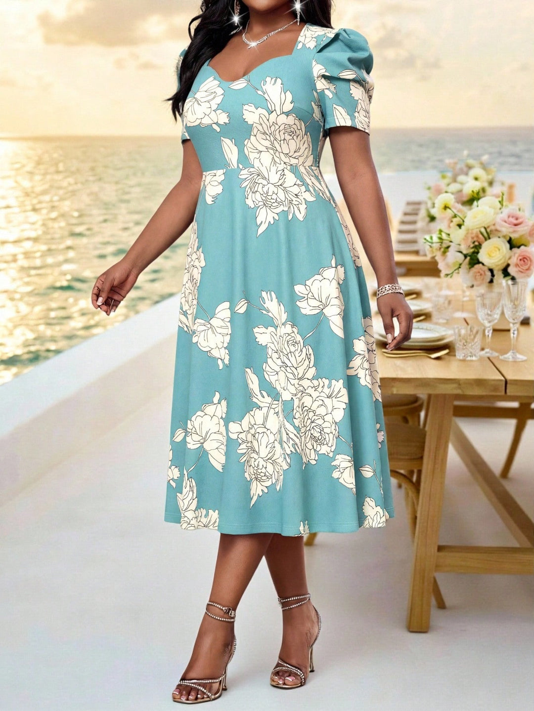 Rochie SHEIN, mix culori