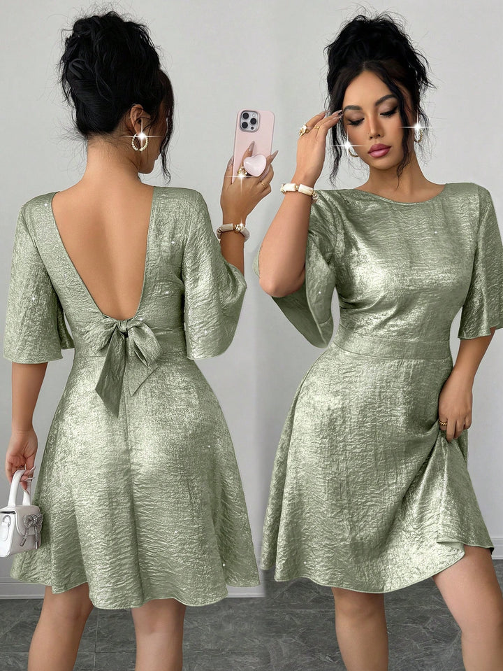 Rochie mini SHEIN, verde